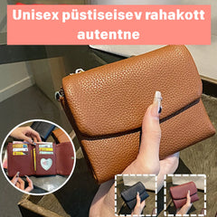 Pebble'i unisex rahakott ehtsast nahast RFID-kaitsega