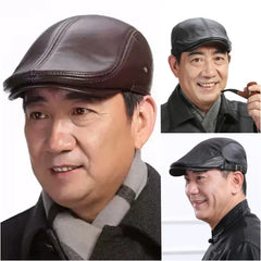🐏 Gorro de piel de oveja de tamaño ajustable para hombre.