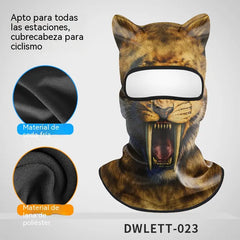 📢📢2 piezas 28 euro⏰Pasamontañas cortavientos con estampado animal