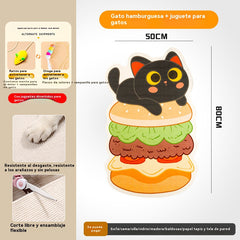 🏆【Producto más vendido】Rascador de pared para gatos, no requiere instalación, deja que tu gato libere sus emociones libremente.