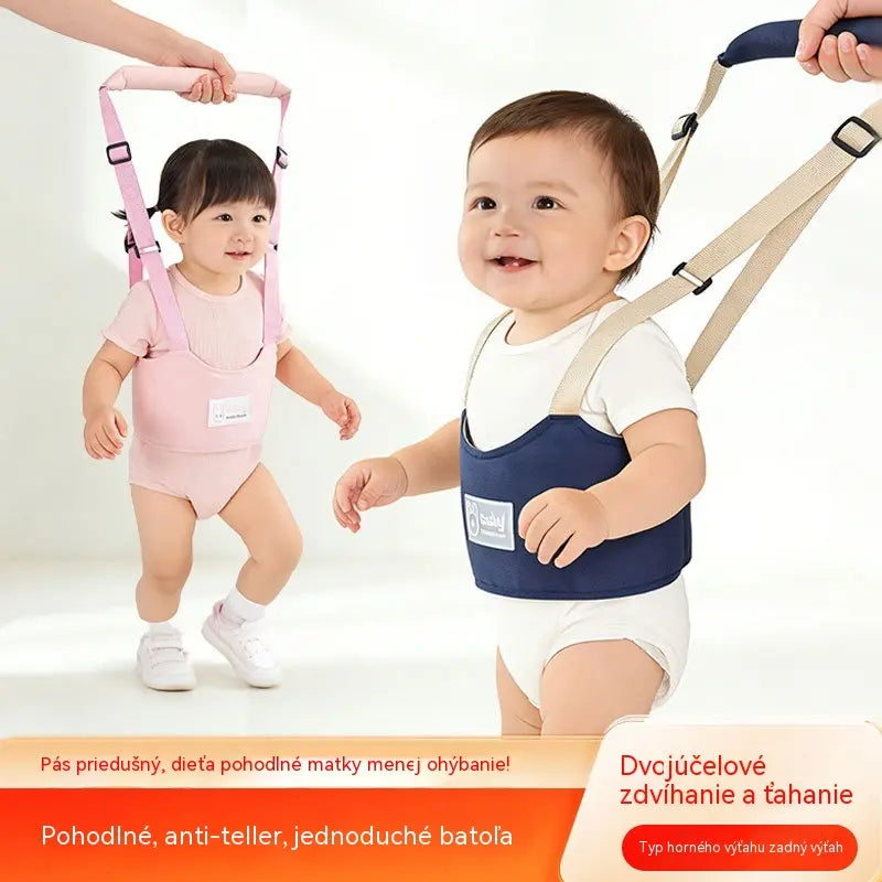 👶🚼Dětský pěší postroj 2 v 1 – prodyšný, ergonomický as ochranou proti pádu