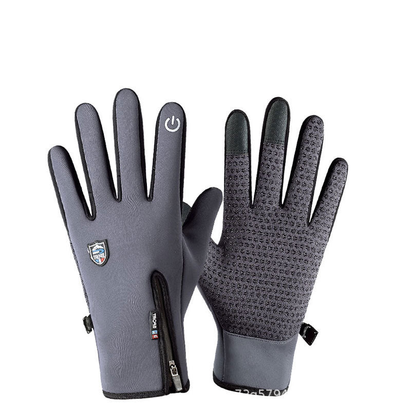 🔥❄️⛷️Otoño e invierno al aire libre ciclismo escalada guantes de esquí cálidos guantes de lana impermeables a prueba de viento🧤