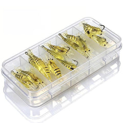 🦐Set de Cebo Blando de Camarón Biónico para Pesca