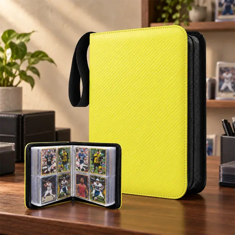 📸✨ Álbum de Tarjetas Coleccionables con Cremallera | Estuche Portátil de Hojas Sueltas para Fotos y Tarjetas | Organizador de Recuerdos 🎴