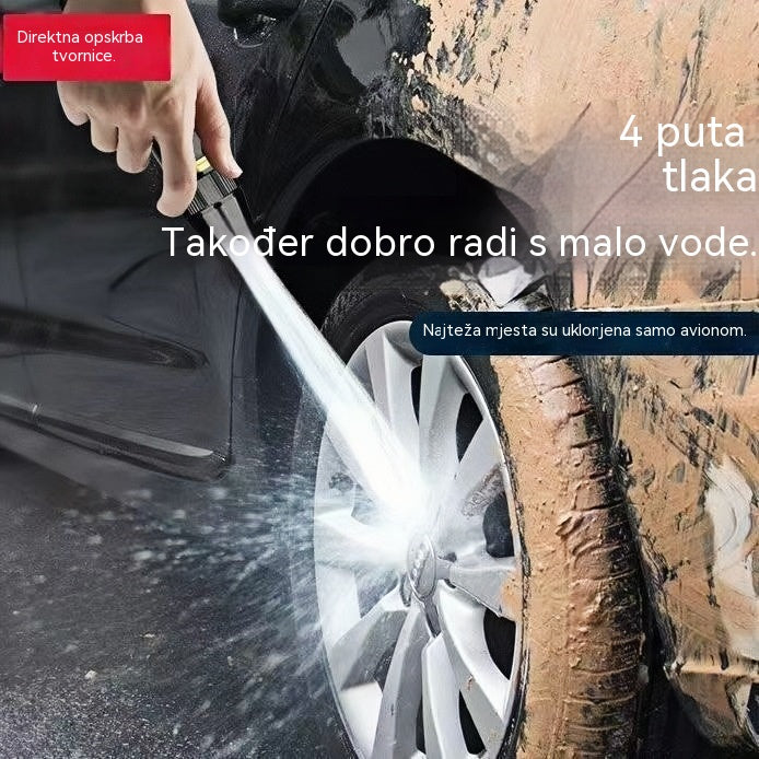 🚿 🔥¡Último día de la oferta especial! 🔥💧 Pistola de agua a alta presión: para lavar coches, jardinería, 10 veces más presión, múltiples funciones ⚡