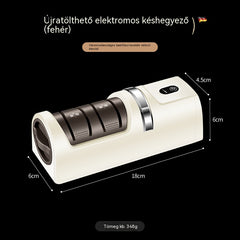 ⏳ Korlátozott ideig 40% kedvezmény! 🔪 Többfunkciós, újratölthető akkus elektromos késélező ✨