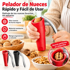 💪 Cascanueces resistente, ideal para nueces, avellanas y almendras🔥 Olvídate del esfuerzo! Abre frutos secos en un instante