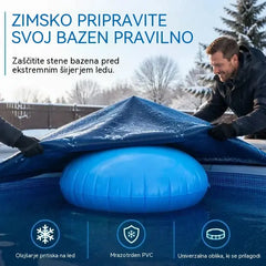 📢📢 1 komplet za 28 € ⏰ Zračna blazina za prezimovanje okroglih napihljivih bazenov: blaži pritisk ledu in ščiti bazen čez zimo 🏊