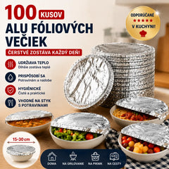📢📢 ZĽAVA 50%!⏰【100 kusov】 Izolačný kryt z hliníkovej fólie