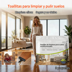 🏠🔥【3 paquetes por 23 euros】Las toallitas limpiadoras para suelos tienen propiedades quitamanchas y abrillantadoras.