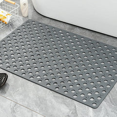 🔥🚿Alfombrilla de baño gruesa, absorbente y antideslizante, con ventosas y diseño calado.