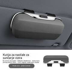 🕶️🚗Futrola za automobilske naočale s štitnikom od sunca ｜ Pogodno za sva vozila