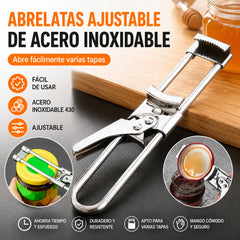 🔥🥫 Abridor multifunción de acero inoxidable, para abrir botellas sin esfuerzo