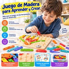🧩🎁 Rompecabezas Montessori para Niños | Juguete Educativo y Didáctico | Regalo Ideal para Aprender Jugando ✨