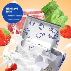 🔥10 malých + 10 středních + 10 velkých🔥Celkem 30 antibakteriálních hliníkových sáčků, super snadno použitelných, pro zachování čerstvosti.
