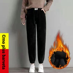 【💥Oferta especial💥】【M-3XL】Pantalones casuales de punto elástico para mujer nuevos