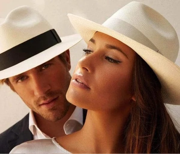 🌿 【56-58cm】【Compre 1 y obtenga 1 gratis】Sombrero de palma tejido a mano de Ecuador.