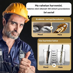 1 komplekt 6 osast【4+5+6+8+10+12mm】🔥Väga tugev 4-piluline ekstsentriline puurikomplekt