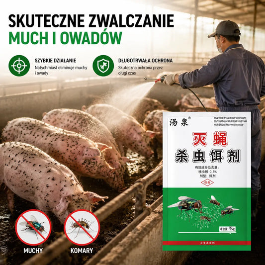 🦟【10 torebek】 🦟Farm Flies Killing Spray Insektycyd, Bezwonny, Lek na komary, Do użytku domowego
