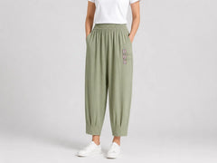 🔥【M–4XL】 👖 Lagane i prozračne ljetne pamučno-lanene hlače – moderne ležerne hlače do gležnja