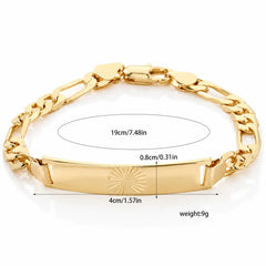Pulsera de circonita dorada