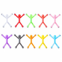 🔮 Mini Imán Figuras de Palitos – Juguete Antiestrés Magnético, Adorno para Nevera, Colorido y Divertido 🧲