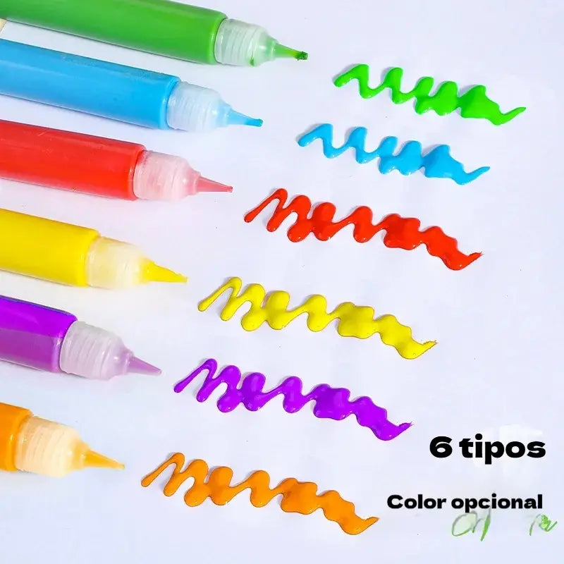 🔥50% de descuento🔥——🌈🖼️Bolígrafo con relieve estereoscópico 3D🎨