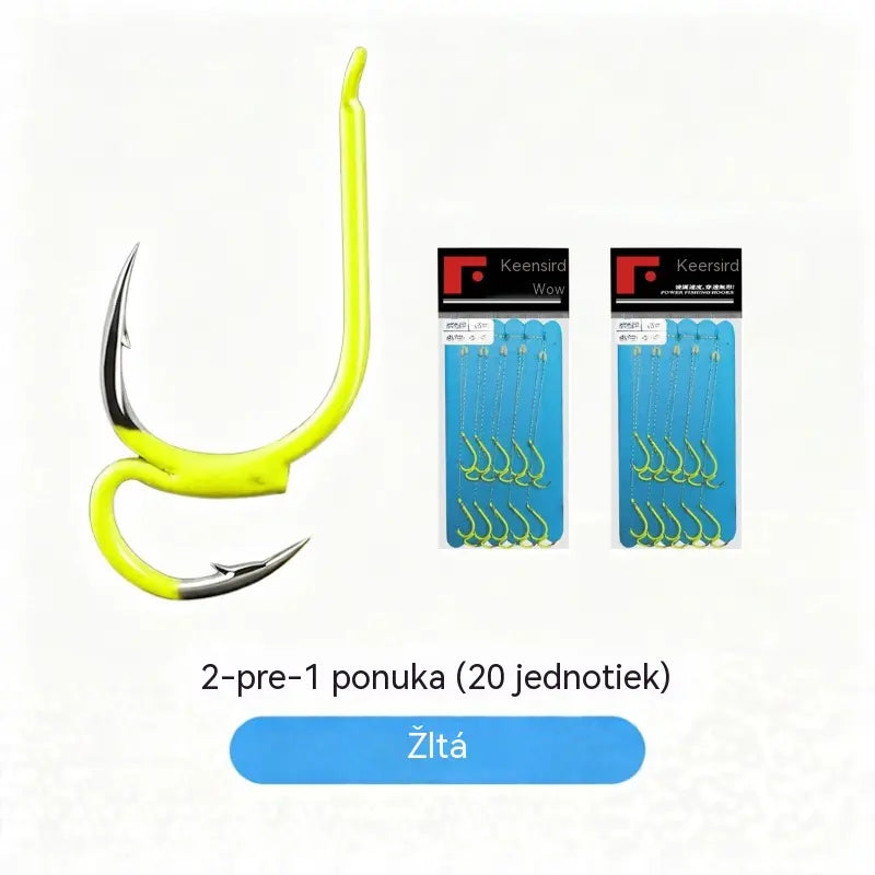 ❤️‍🔥 (20 kusov) Ultra ostré klasické dvojité háčiky na rybolov