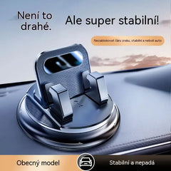 🎯 50% SLEVA NA VŠE! Otočný držák telefonu – bezpečné uchycení na palubní desku, vysoce přilnavá guma 🧭🔄 【Kvalita zaručena】