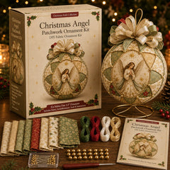 🎄✨ ¡Especial de Navidad! Kit de decoración navideña de patchwork para el Nacimiento de Jesús: ¡crea exquisitos recuerdos hechos a mano! 🎁🙏
