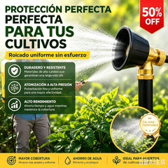 💦【2 piezas 26 euros】💥💪🔩 Cabezal pulverizador con núcleo de cobre macizo – Anticorrosión y riego eficiente en 3 modos 💦