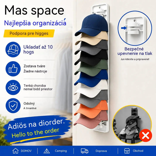 🧢【2 komada】Organizator za šešire koji štedi prostor