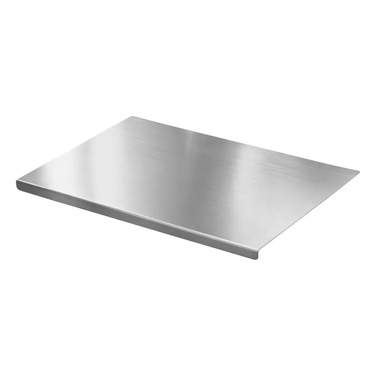 🔪 Tabla de cortar de acero inoxidable con borde plegado – Extra gruesa y multifuncional, ideal para cocina profesional y uso doméstico 🍽️