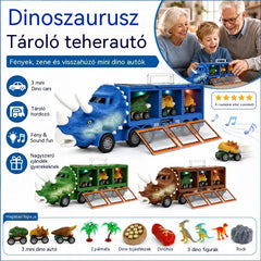 🦖🚛 A dinoszaurusz teherautó, ami tárol, indít és szórakoztat! 🎵✨