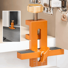 📢📢¡50% DE DESCUENTO! 🔥Posicionador de montaje de puerta de gabinete de aleación de aluminio ajustable para 7-40 mm