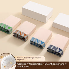 【Juego de 4 piezas】Ropa interior deportiva transpirable de secado rápido para hombre, talla 10A.