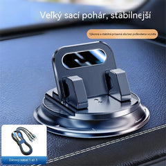 🎯 50% ZĽAVA NA VŠETKO! Otočný držiak na telefón – bezpečné upevnenie na palubnú dosku, guma s vysokou priľnavosťou 🧭🔄 【Zaručená kvalita】