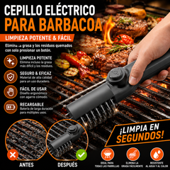 📢📢Limpiador eléctrico para barbacoas: ¡elimina rápidamente la grasa y la suciedad!