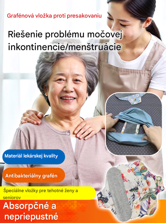 🔥【Kúpte 4 a získajte 4 zadarmo】Umývateľná antibakteriálna vložka z grafénovej bavlny