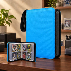 📸✨ Álbum de Tarjetas Coleccionables con Cremallera | Estuche Portátil de Hojas Sueltas para Fotos y Tarjetas | Organizador de Recuerdos 🎴