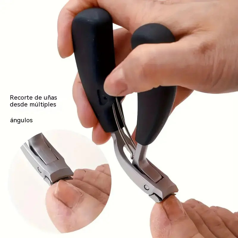🔥Pinza profesional para uñas gruesas con diseño angular: ¡perfecta para casos difíciles! ✂️