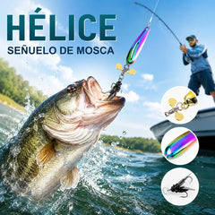 🐟【Compra 3 y llévate 3 gratis】【6PCS】🎣✨ Señuelo Mosca con Lentejuelas Brillantes | Lanzamiento Largo y Mayor Atracción de Peces