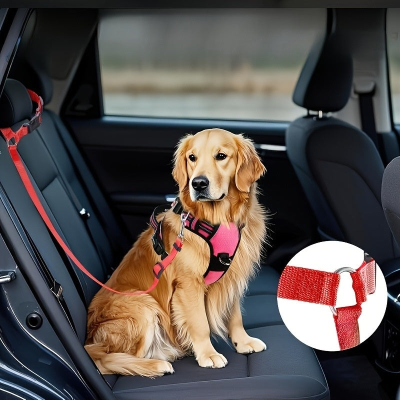 🔥Compre 1 y obtenga 1 gratis（2 piezas）🐾 Correa ajustable para perros para coche