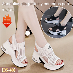 🌸【35-40】Sandalias de tacón hueco cómodas para mujer de moda 2025