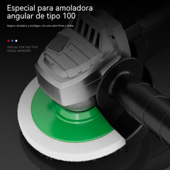 rueda de lana para pulir espejos, disco de amoladora angular