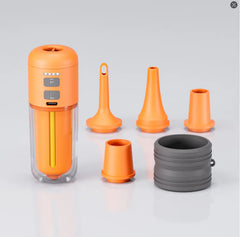 📢📢 1 juego 33 euro⏰ Bomba de aire portátil para exteriores con función de inflado y desinflado, luz de emergencia, luz ambiental y modo SOS; ideal para flotadores de piscina, botes inflables y colchones de aire.
