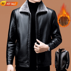 🔥【Oferta especial】🔥【M-3XL】🖤2025 Chaqueta de piel de oveja gruesa y suave de invierno para hombre, informal