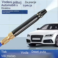🚿 🔥¡Último día de la oferta especial! 🔥💧 Pistola de agua a alta presión: para lavar coches, jardinería, 10 veces más presión, múltiples funciones ⚡