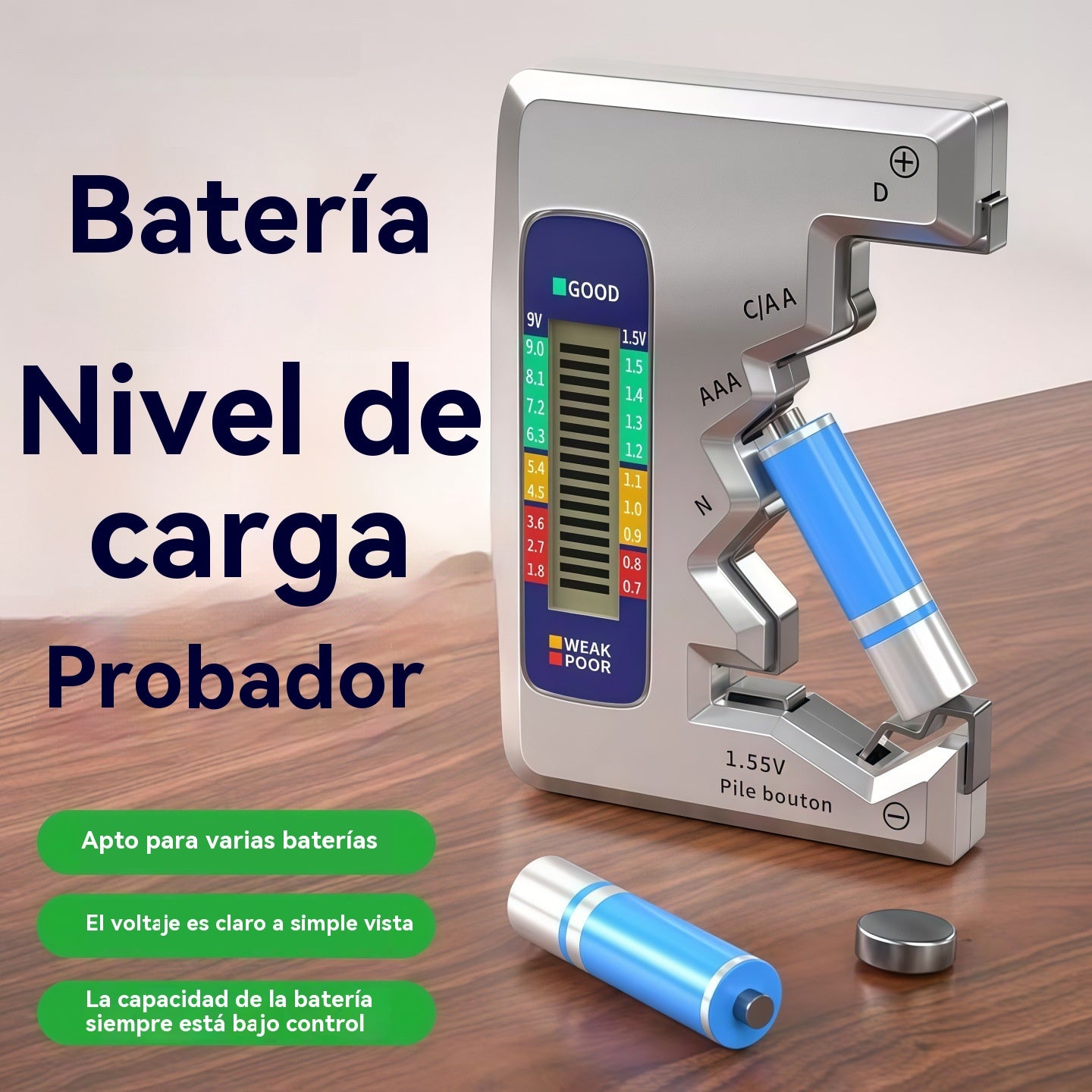 ⚡【2 unidades a 26 euros】Los comprobadores de batería te hacen la vida más fácil
