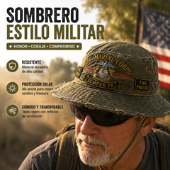 🏆Último día de rebajas: 49% de descuento 🎖️Sombrero tipo boonie en honor a los veteranos de Vietnam: honra su servicio y sacrificio. Un sombrero resistente para exteriores con protección táctica.